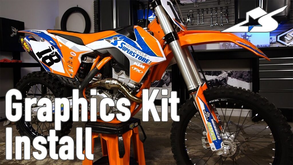 How To Apply Dirt Bike Graphics